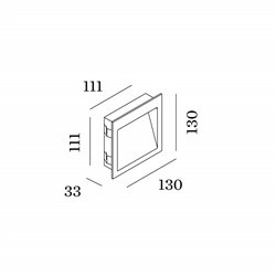 Wever & Ducré Oris 1.3 Lámpara de pared