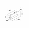 Wever & Ducré Reto Outdoor 2.0 Lámpara de pared
