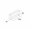 Wever & Ducré Reto Wall Surface Outdoor 2.0 Lámpara de pared
