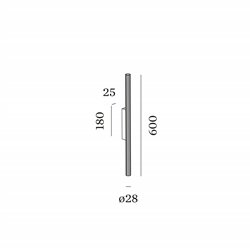 Wever & Ducré Trace Slim Wall 1.0 Lámpara de pared
