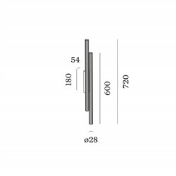 Wever & Ducré Trace Slim Wall 2.0 Lámpara de pared