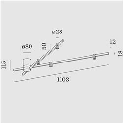 Wever & Ducré Trace Spin 1.0 Lámpara de techo