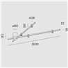 Wever & Ducré Trace Spin 1.0 Lámpara de techo