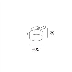 Wever & Ducré Mirbi IP44 1.0 Foco empotrado