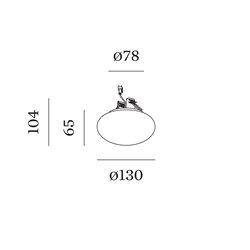 Wever & Ducré Perlez IP44 1.0 Foco empotrado