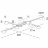 Wever & Ducré Perlez Grid 1.0 Lámpara de techo