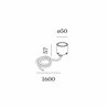 Wever & Ducré Blink Trimless 1.0 Lámpara de piso