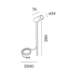Wever & Ducré Geo 1.0 Lámpara de jardín