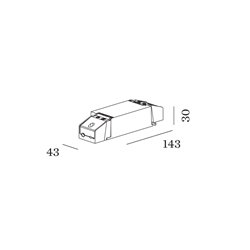 Wever & Ducré Driver 24W | 500mA | 6-49V | DALI-2