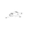 Wever & Ducré Driver 24W | 500mA | 6-49V | DALI-2