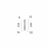 Wever & Ducré STRIPE SLIM 1.4 Lámpara de pared