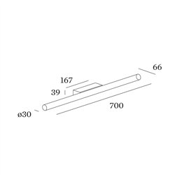 Wever & Ducré LARRA OPAL 2.0 Lámpara de pared