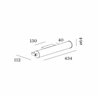 Wever & Ducré RIBELLE IP65 1.0 Lámpara de pared