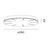 Wever & Ducré Susp Multiple Ceiling Base 3.9 Round