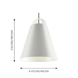 Louis Poulsen Above ⌀400 LED Lámpara de suspensión