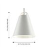 Louis Poulsen Above ⌀400 LED Lámpara de suspensión