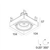 Delta Light MINIGRID IN TRIMLESS 1 HI LED Foco empotrado