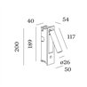 Wever & Ducré MATCH snooze semi-recessed 1.1 Lámpara de pared