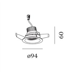 Wever & Ducré DEEP ADJUST IQ 1.0 Foco empotrado