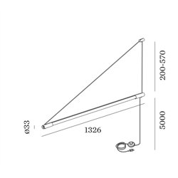 Wever & Ducré DARF wall 3.1 Lámpara de pared