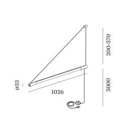 Wever & Ducré DARF wall 2.1 Lámpara de pared