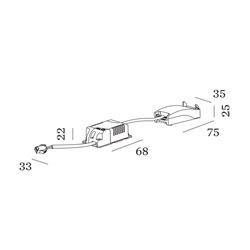 Wever & Ducré DRIVER 250mA 5W 12-21V PHASE CUT DIM WT | MULTIPACK