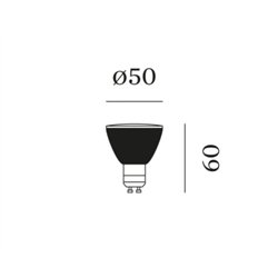 Wever & Ducré LAMP PAR16 LED HE 3000K