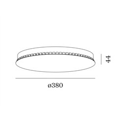 Wever & Ducré SUSP MULTI CEILING BASE 1.9 CHANDELIER