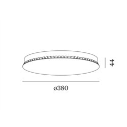 Wever & Ducré SUSP MULTI CEILING BASE 2.9 CHANDELIER
