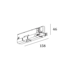 Wever & Ducré 3-PHASE TRACK ADAPTER 1.3