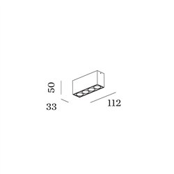 Wever & Ducré LINOO SURFACE 4.0 Lámpara de techo