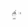 Wever & Ducré RONY ADJUST petit 1.0 wire springs Foco empotrado