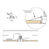 Wever & Ducré Deep IP44 1.0 PAR16 resortes de alambre Foco empotrado