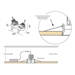 Wever & Ducré Deep Adjust 2.0 PAR16 Foco empotrado