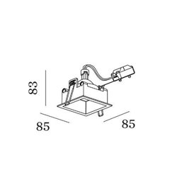 Wever & Ducré Plano IP44 1.0 PAR16 Foco empotrado