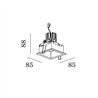 Wever & Ducré Plano IP44 1.0 LED Foco empotrado