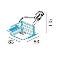 Wever & Ducré Strange Trimless 1.0 PAR16 Foco empotrado