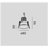 Wever & Ducré Deeper IP44 1.0 LED Foco empotrado