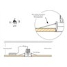 Wever & Ducré Deep Adjust Petit 1.0 LED resortes de alambre Foco empotrado