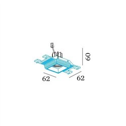 Wever & Ducré Strange Petit Trimless 1.0 LED Foco empotrado