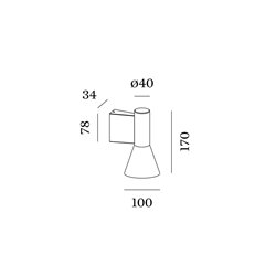 Wever & Ducré Odrey Wall 1.3 Lámpara de pared