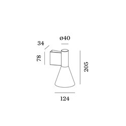 Wever & Ducré Odrey Wall 1.4 Lámpara de pared