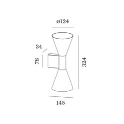 Wever & Ducré Odrey Wall 2.3 Lámpara de pared