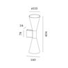 Wever & Ducré Odrey Wall 2.5 Lámpara de pared