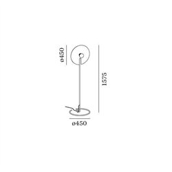 Wever & Ducré Mirro Floor 2.0 Lámpara de piso