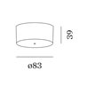 Wever & Ducré Susp Single Ceiling Base Surf 1.0 Round