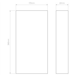 Astro Tile 170 Tall Phase | Lámpara de pared