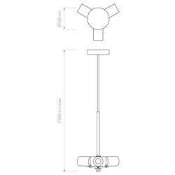 Astro Cambria Pendant | Lámpara de suspensión