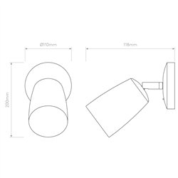 Astro Carlton Wall | Lámpara de pared