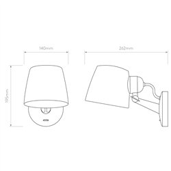 Astro Imari Adjustable Wall | Lámpara de pared